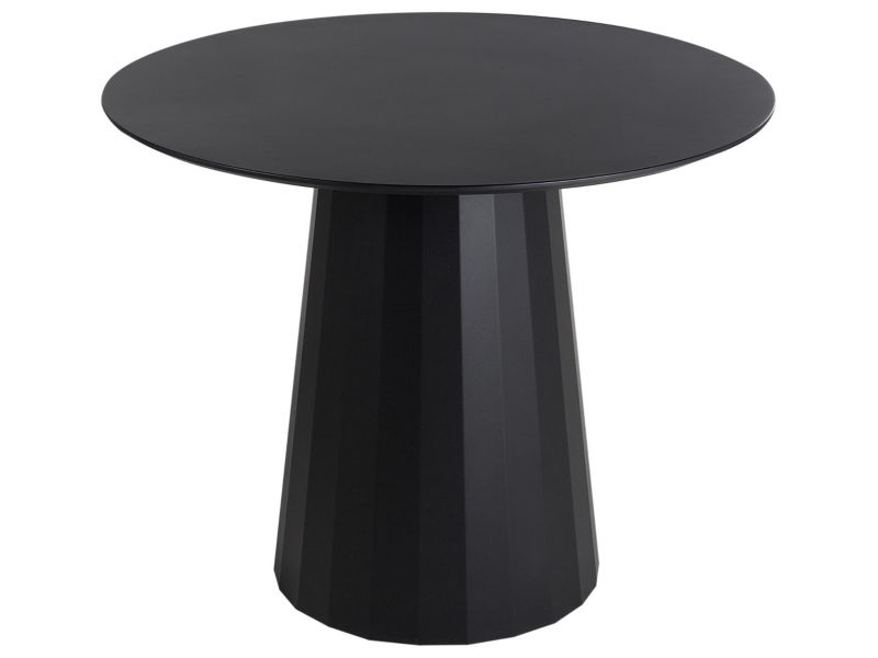 Stół do jadalni Plato 100 cm 100 cm Metal Czarny 1 szt.