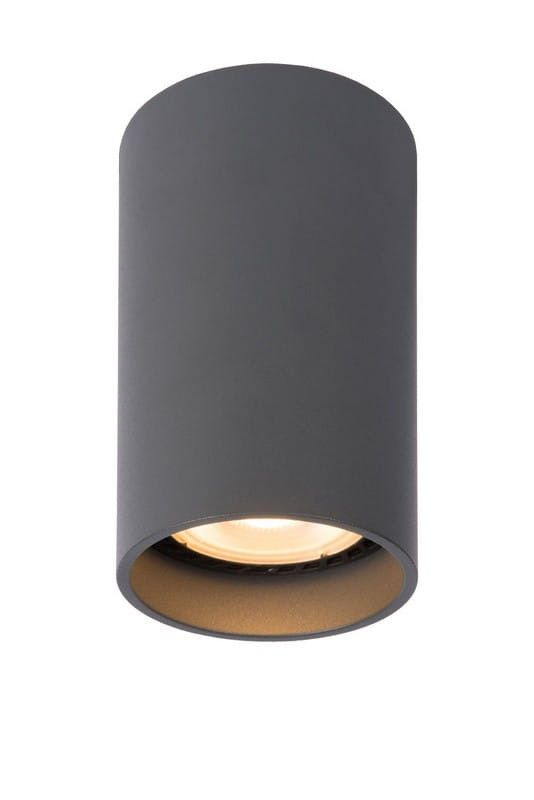 Reflektor sufitowy Lucide Delto szary 1 x GU10 x 5W IP20 wym: 5,5 x 5,5 cm - 1 szt.