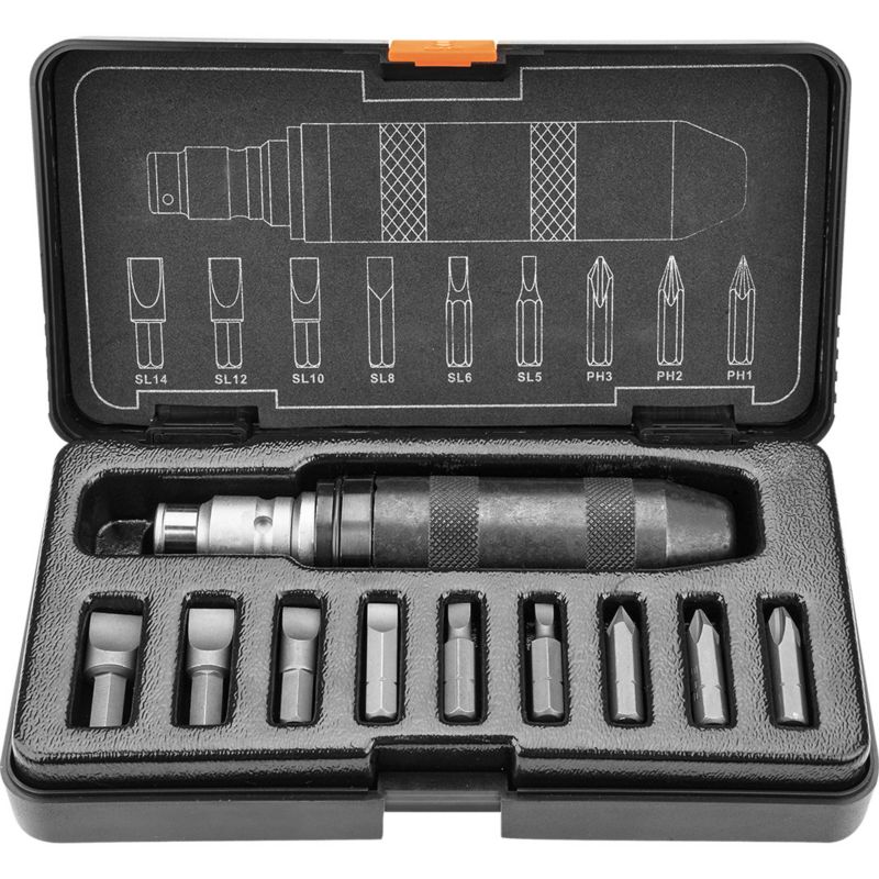 Wkrętak udarowy NEO TOOLS zestaw 11 szt 1 kpl