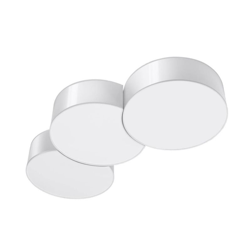 Plafon Sollux Lighting Circle biały 6 x E27 x 15W IP20 wym: 11,5 x 91 x 35 cm - 1 szt.
