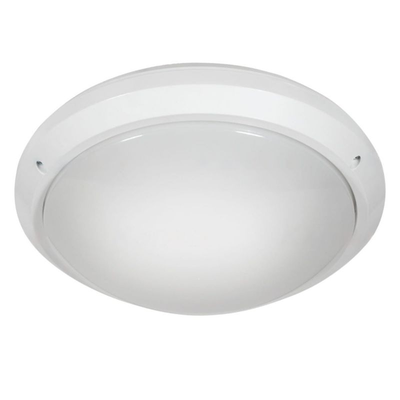 Plafon sufitowy Kanlux Marc biały 1 x E27 x IP54 wym: 11 x 24 x 24 cm - 1 szt.
