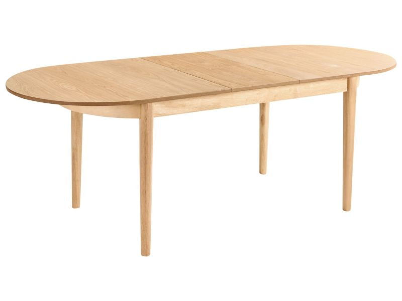 Stół do jadalni rozkładany Larto Jesion jasny 180/220 cm 90 cm 1 szt.