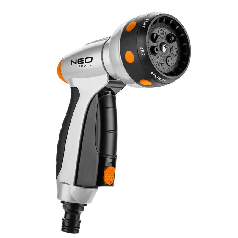 Zraszacz NEO TOOLS wielofunkcyjny, 7 funkcji,z funkcją CLICK 1 szt