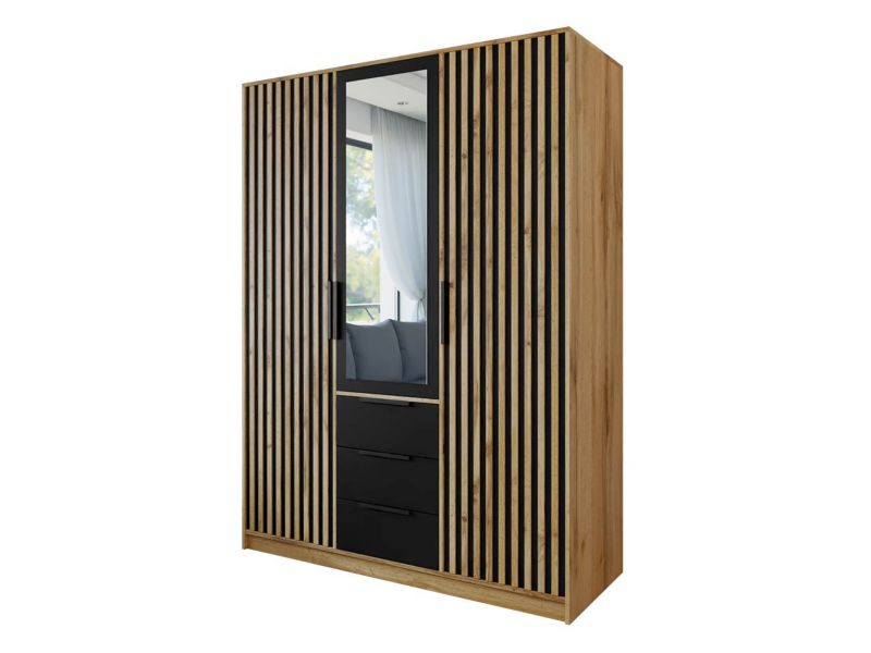 Szafa MIRJAN 24 Bali Lux 3D biały/dąb wotan 1 szt.