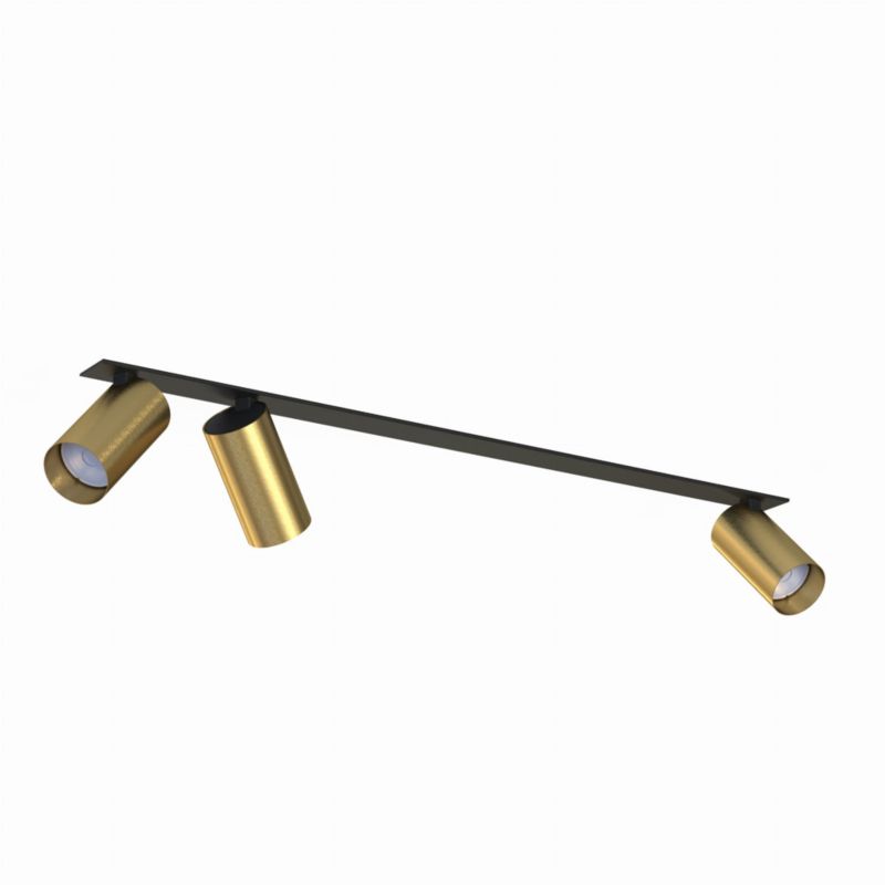 Oprawa wpuszczana Nowodvorski Lighting Mono Surface mosiądz ruchoma 3 x GU10 x 10W IP20 wym: 11 x 20 x 84 cm Listwa - 1 szt.