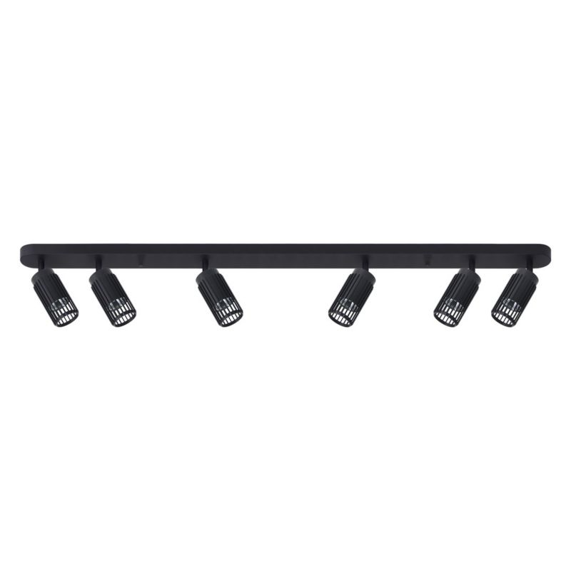 Reflektor sufitowy Milagro Vertical czarny 6 x GU10 x 8W IP20 wym: 8,6 x 119,5 x 6 cm - 1 szt.