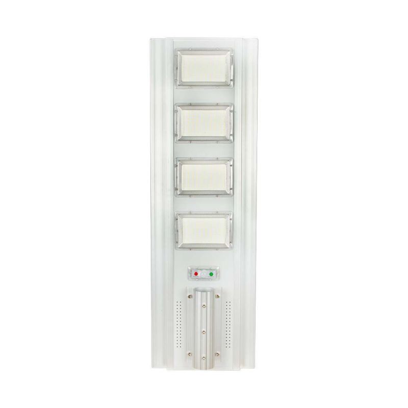 Naświetlacz solarny LED V-TAC biały LED 50W 6400K 4300lm z czujnikiem i piotem IP65 wym: 32 x 100 x 5 cm aluminium - 1 szt.