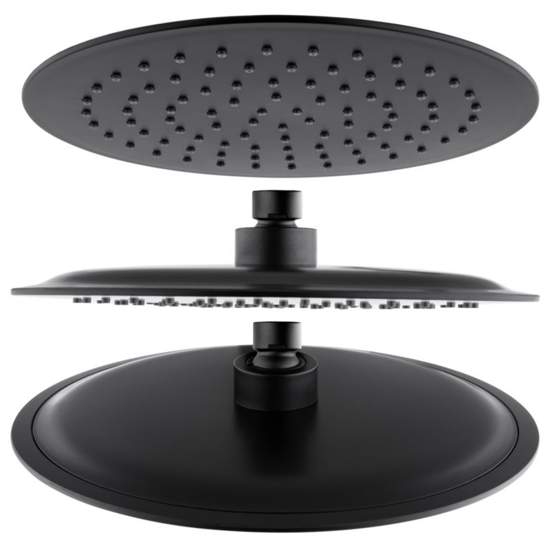 Deszczownica BRG25 - Yoka Home prysznicowa natryskowa 25 cm czarna - 1 szt.