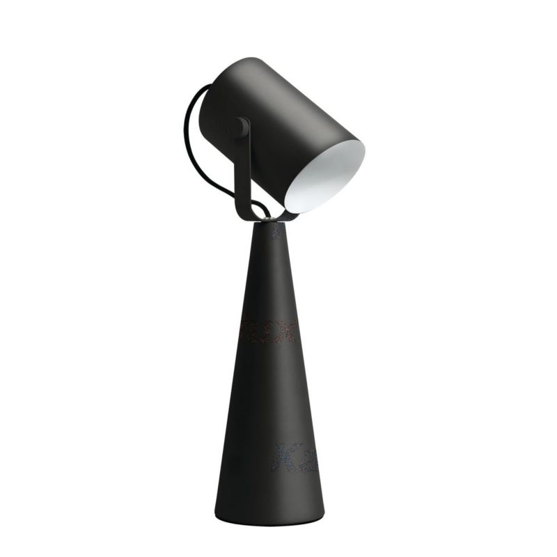 Lampa stołowa Kanlux Larata czarna 1 x E27 x 5W IP20 wym: 43 x 11 x 15 cm metal - 1 szt.
