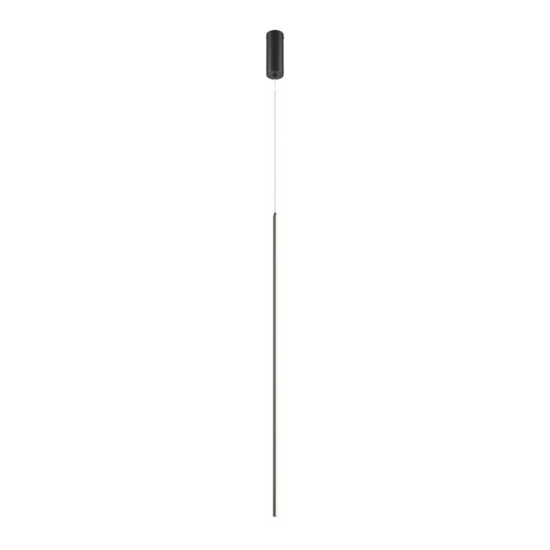 Lampa wisząca Maytoni Halo czarna nowoczesna tuba 100 cm wbudowany LED 15W 1 szt.