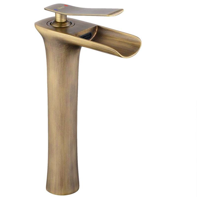 Bateria Umywalkowa Rea Laguna Wysoka Złoty 15X5X30Cm 1 Szt