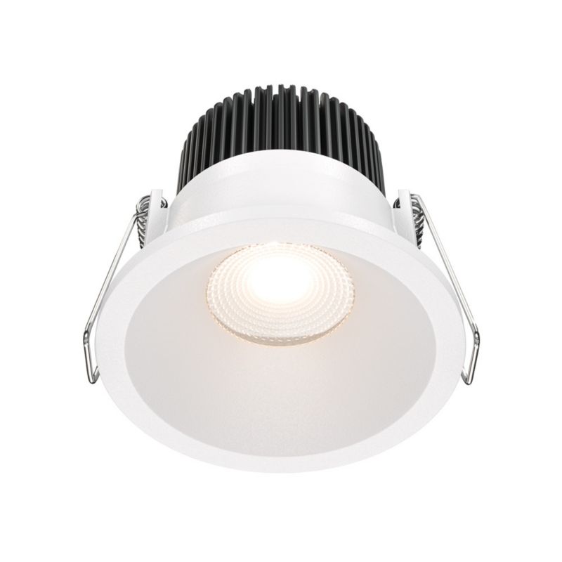 Oprawa sufitowa wpuszczana Maytoni Zoom łazienkowa biała LED 6W 3000K 470lm IP65 wym: 6 x 6 x 6 cm okrągła - 1 szt.