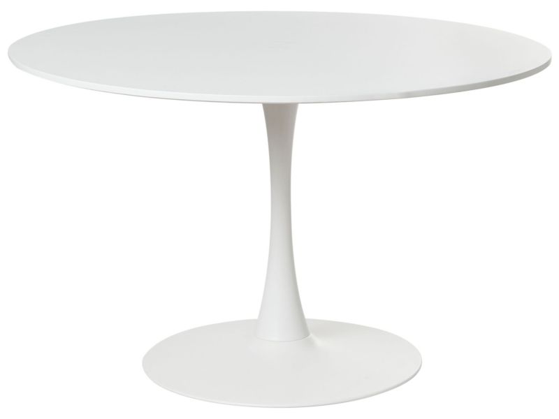 Stół do jadalni Boca Biały 120 cm 1 szt.