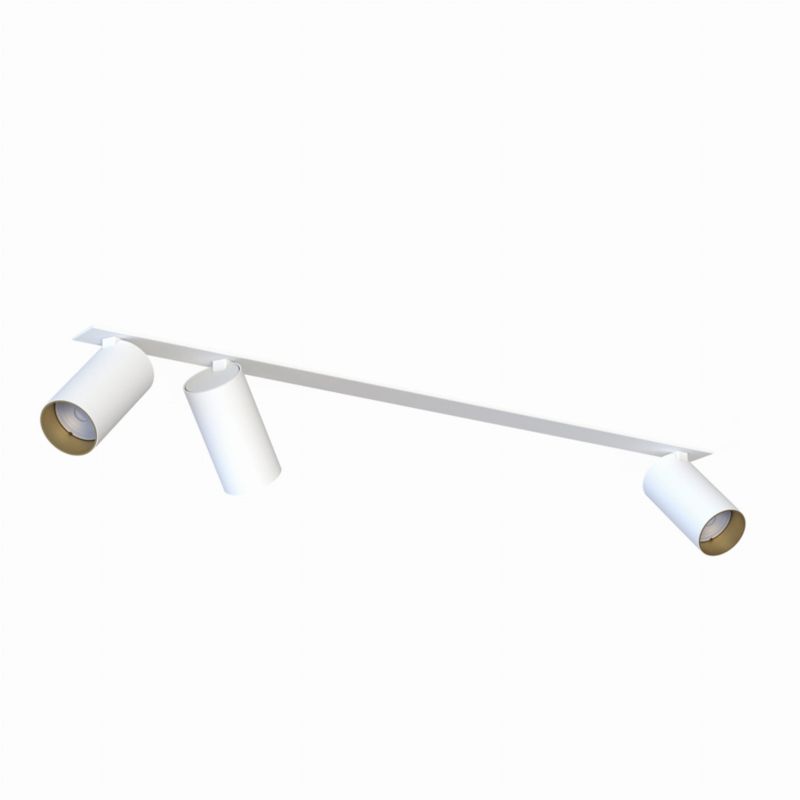 Oprawa wpuszczana Nowodvorski Lighting Mono Surface biało-złota ruchoma 3 x GU10 x 10W IP20 wym: 11 x 20 x 84 cm Listwa - 1 szt.