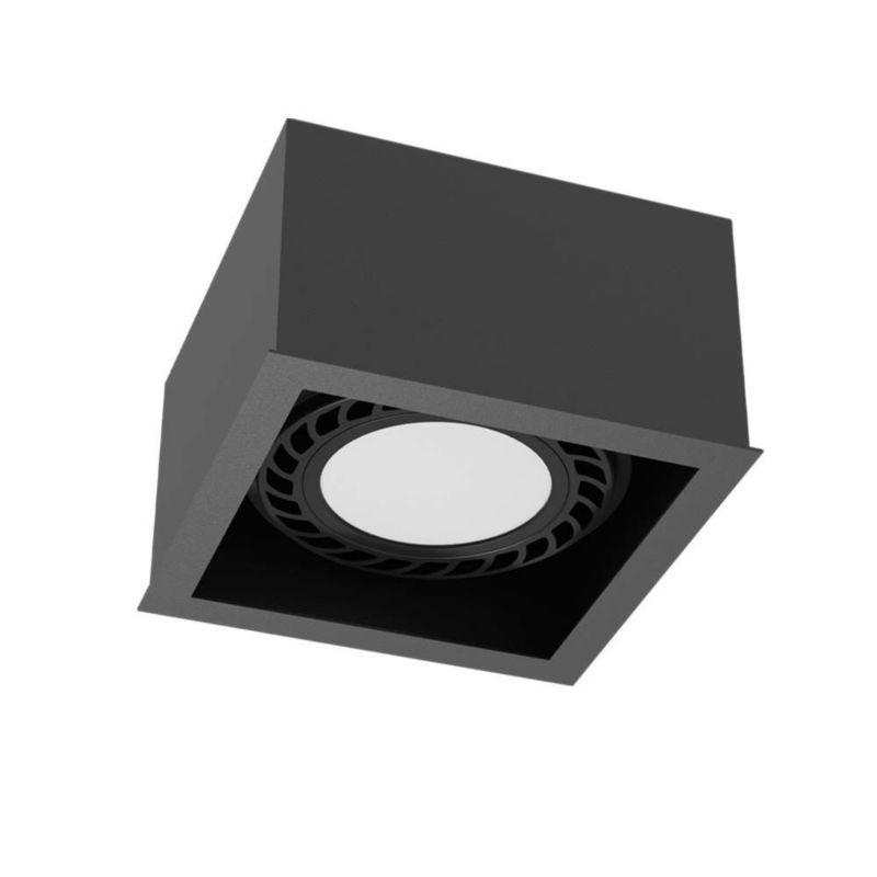 Reflektor spot Brosline Cage czarny 1 x GU10 x 18W IP20 wym: 8,5 x 13,5 x 13,5 cm - 1 szt.