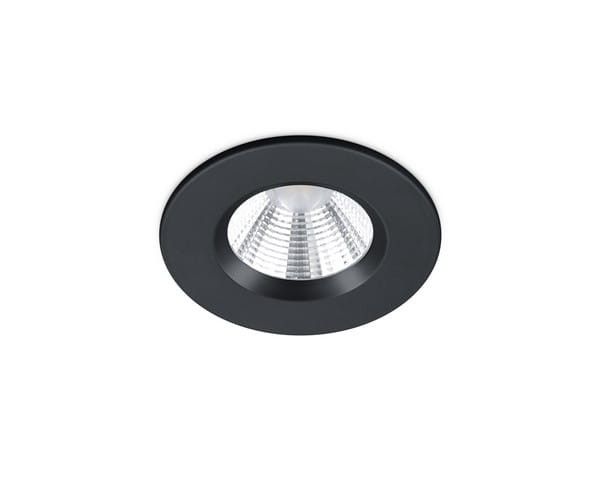 Oprawa sufitowa wpuszczana Trio Zagros łazienkowa czarna LED 5.5W 3000K 345 lm IP65 wym: 5,4 x 8,5 x 8,5 cm okrągła - 1 szt.