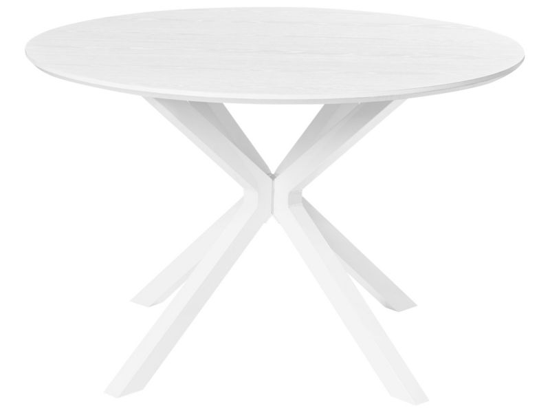 Stół do jadalni Fitzroy Biały 120 cm 1 szt.