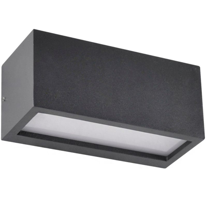 Kinkiet ścienny zewnętrzny Polux Tokio czarny 1 x E27 x 12W IP54 wym: 11 x 25 x 10 cm - 1 szt.