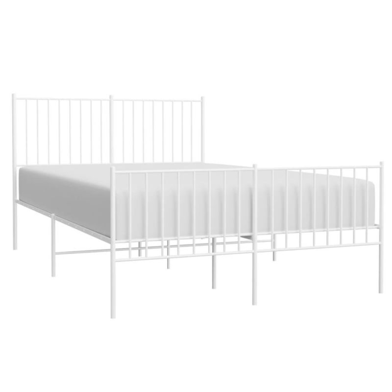 Łóżko metalowe WaszeMeble 140x190 cm biała WM-350949 1 szt.