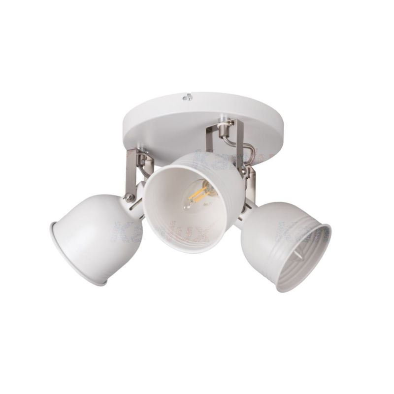 Lampa sufitowa Kanlux Derato biała wym: 15 x 42,8 x 11 cm 3xE14 x 8W 1 szt.