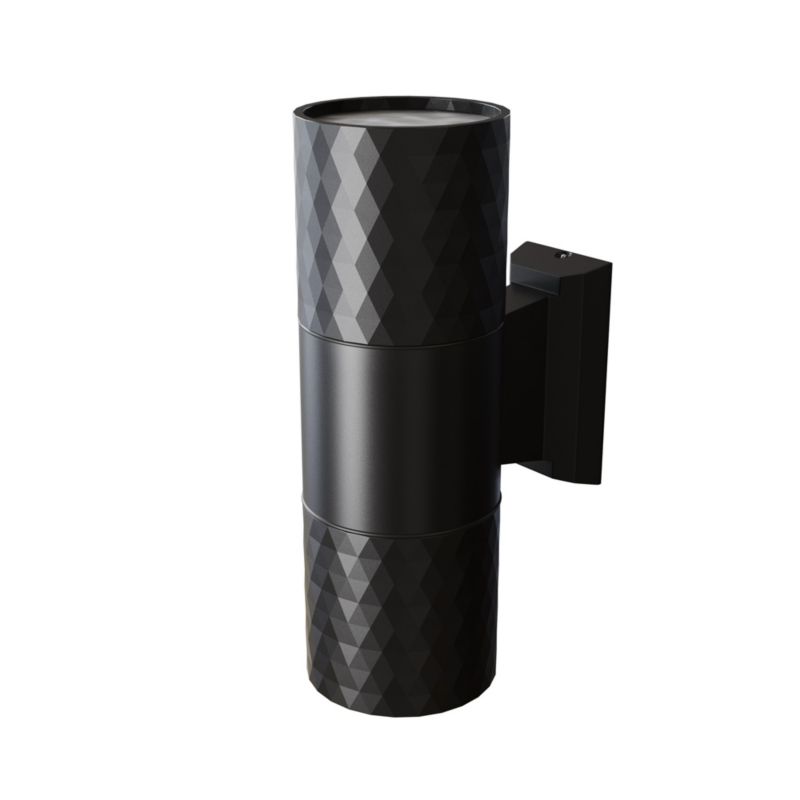 Kinkiet ścienny zewnętrzny Maytoni Bowery czarny tuba góra i dół 2 x GU10 x 50W IP54 wym: 19 x 6,4 x 11 cm - 1 szt.