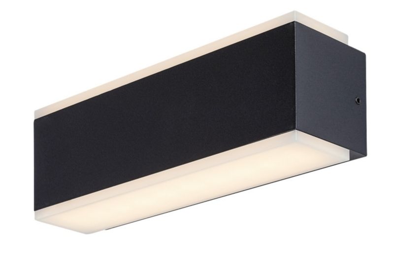 Kinkiet ścienny zewnętrzny Rabalux Mataro czarno-biały LED 12W 3000K 950lm IP54 wym: 7,5 x 23 x 6,5 cm aluminium - 1 szt.