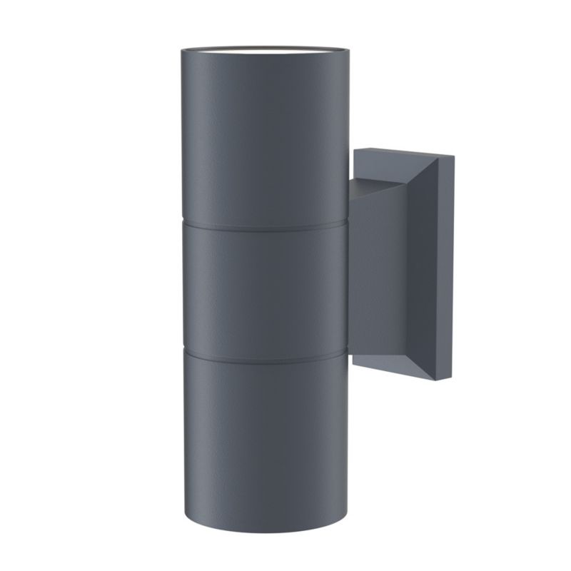 Kinkiet ścienny zewnętrzny Maytoni Bowery szaro-czarny 2 x GU10 x 50W IP54 wym: 18 x 11,5 x 6,4 cm - 1 szt.