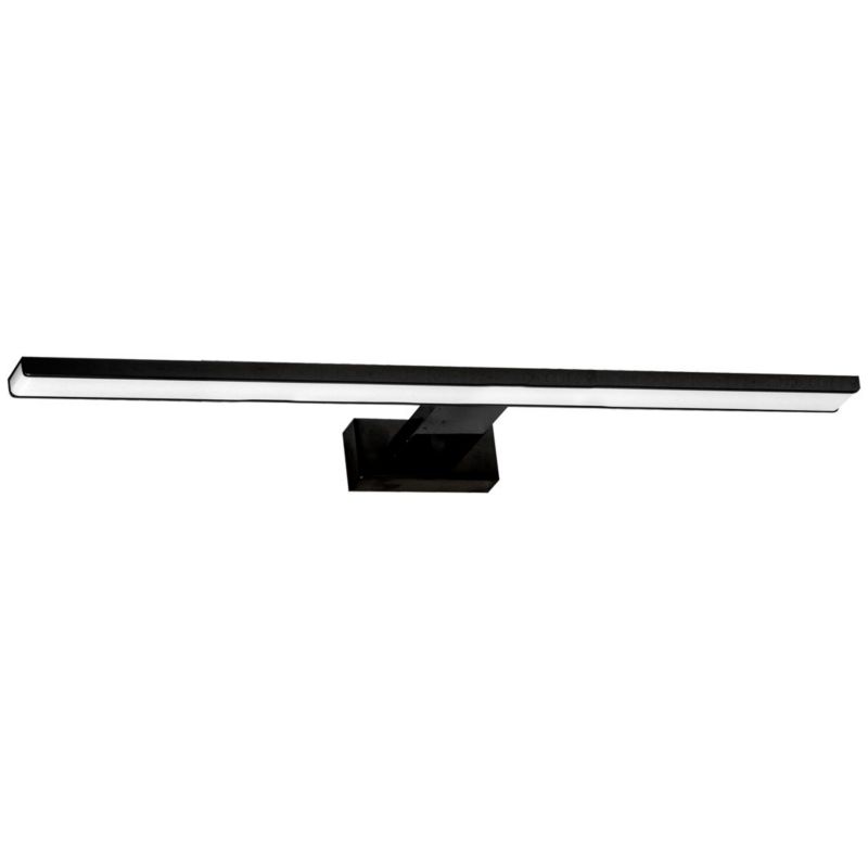 Kinkiet ścienny Milagro Shine czarno-biały LED 15W 4000K 1050lm IP44 wym: 4 x 80 x 11,5 cm - 1 szt.