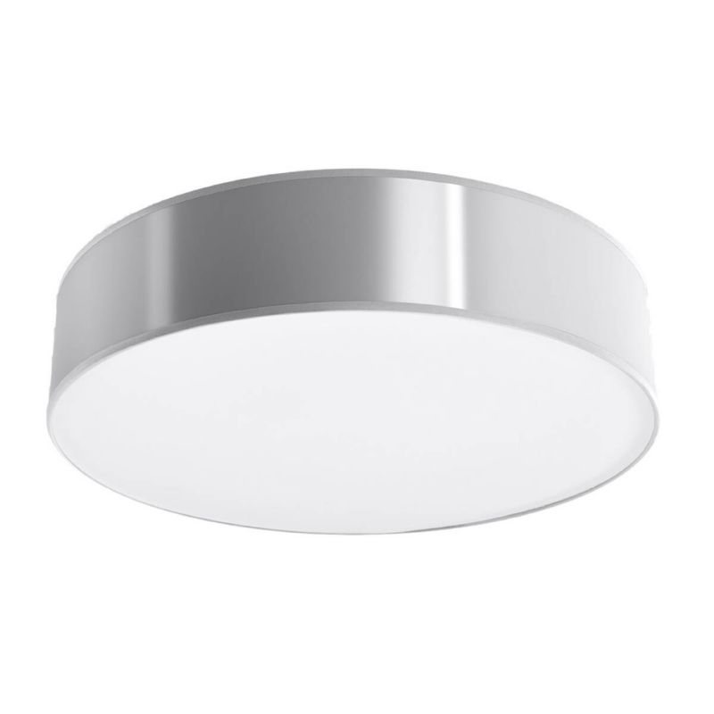 Plafon sufitowy lampa Sollux Lighting Arena szary 4 x E27 x 15W IP20 wym: 11 x 55 x 55 cm - 1 szt.