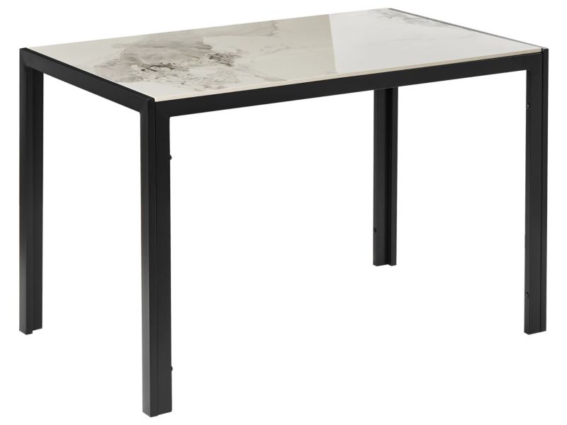Stół do jadalni Clarence Biały marmur 120 cm 70 cm Ceramika 1 szt.