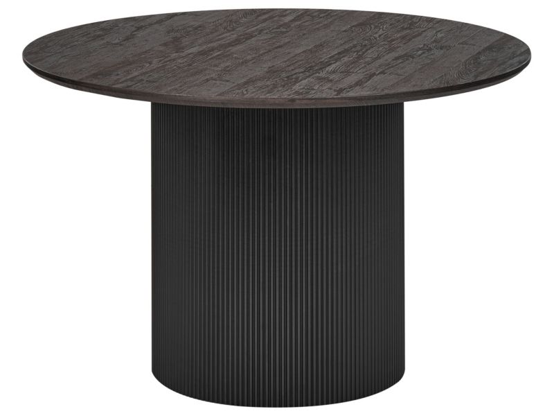 Stół do jadalni Sheho 120 cm 120 cm Imitacja drewna Czarny 1 szt.