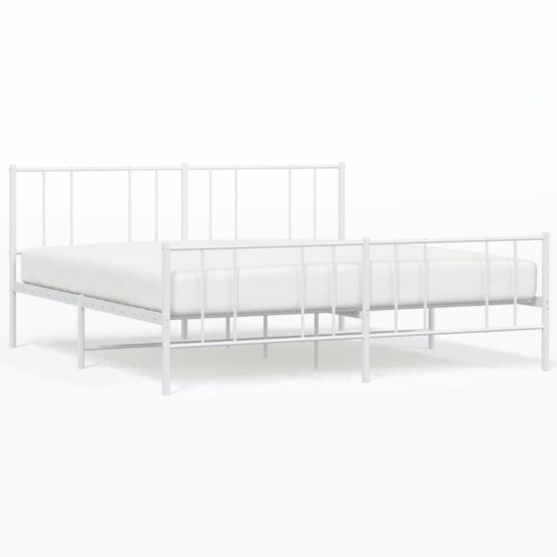 Łóżko metalowe WaszeMeble 180x200 cm biała WM-352551 1 szt.
