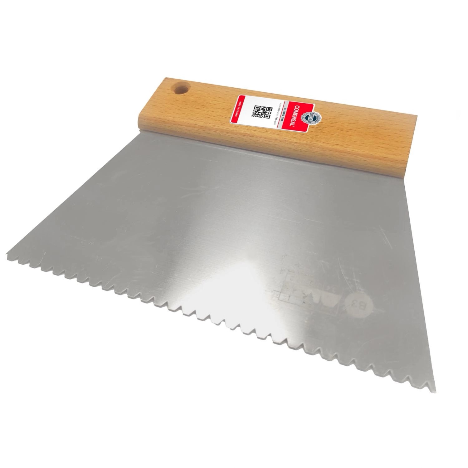 Comensal Szpachelka do kleju 20 cm ząb B-3