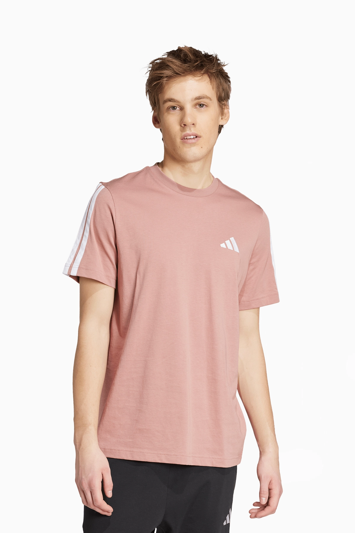Koszulka adidas 3-Stripes - Różowy