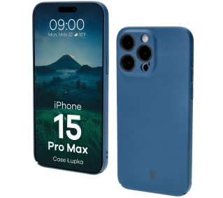 Etui dedykowane Bizon Łupka iPhone 15 Pro Max - niebieski