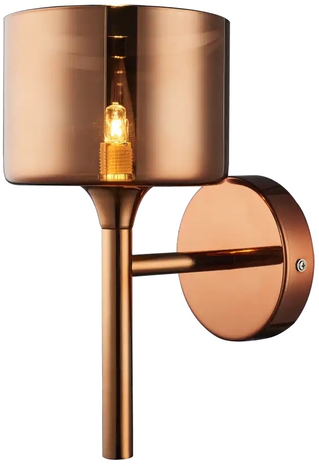 CosmoLight Copenhagen kinkiet 1x28W miedź W01066CU
