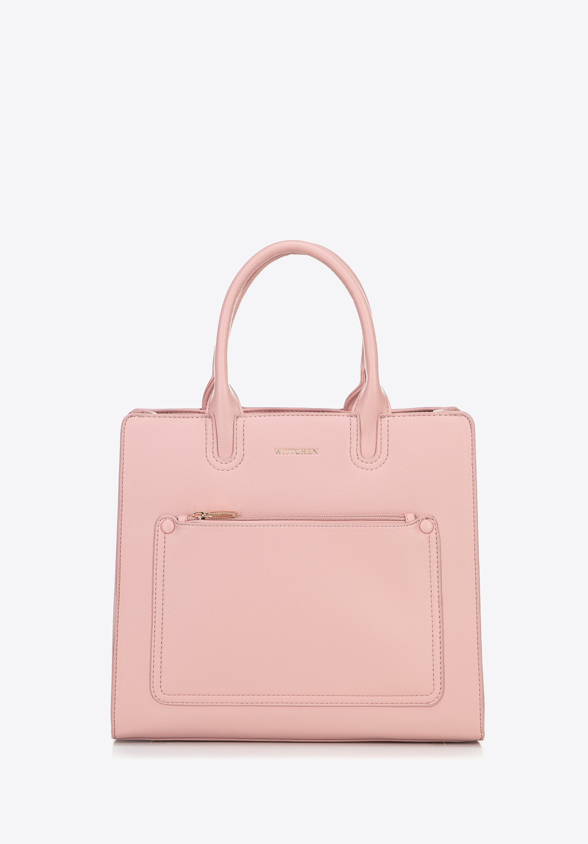 Torba na laptopa 13” z imitacji skóry różowa