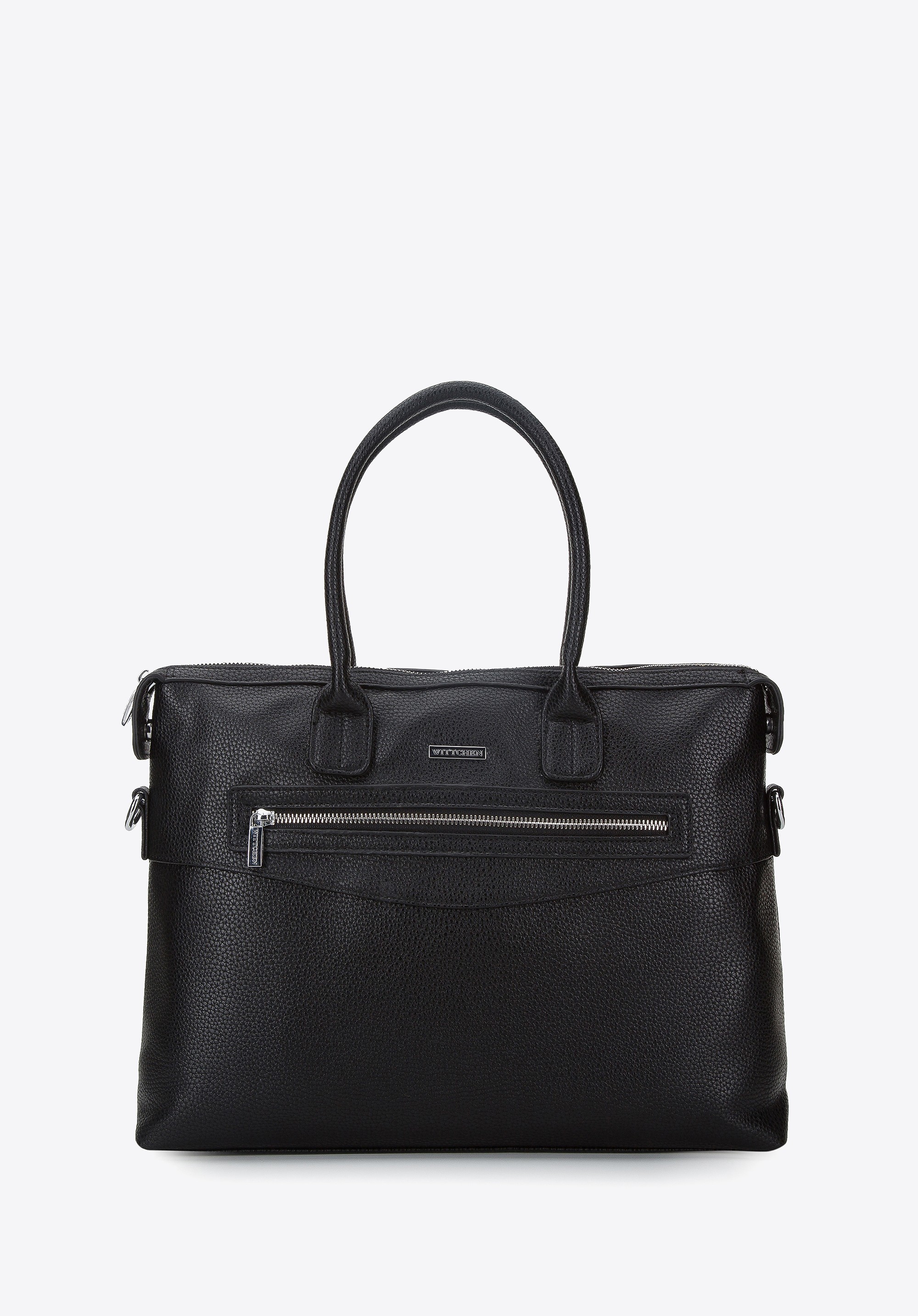 Torba na laptopa 13” z poziomą kieszenią czarna