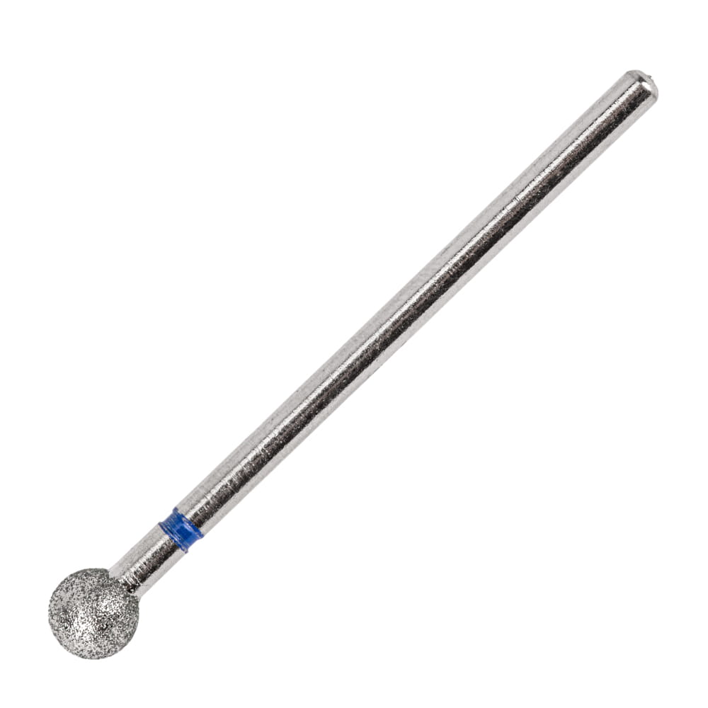 Frez diamentowy kulka 5 mm niebieski średni