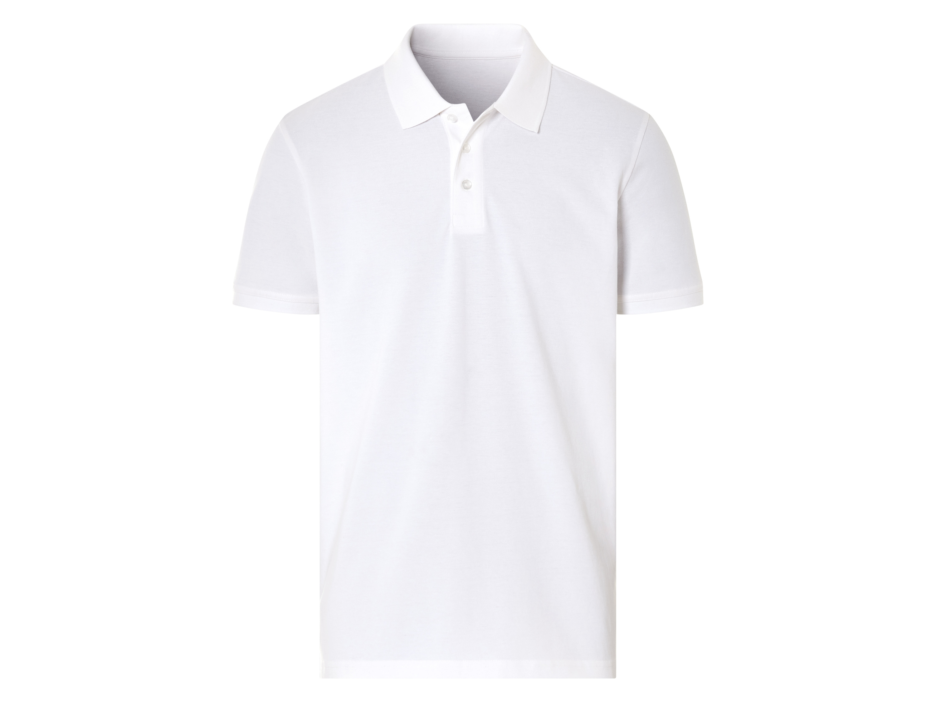 esmara Men Koszulka polo męska, z biobawełny Biały, M 48/50