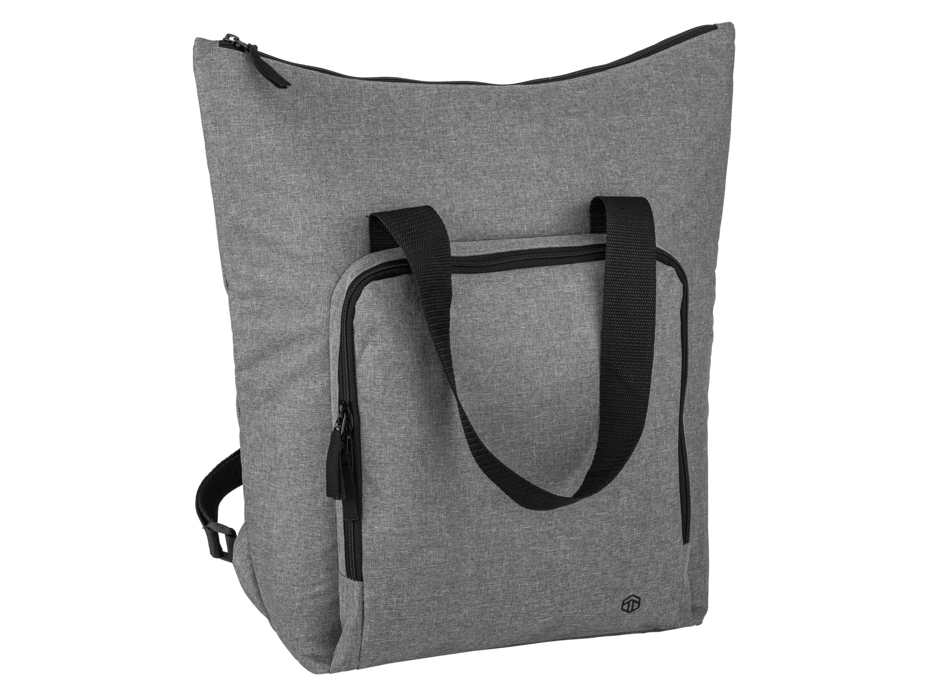 TOPMOVE Torba lub plecak termoizolacyjny na zakupy (Kühlrucksack 18L, Szary) - Izolacja do 5 godzin, Pojemność 18L, Regulowane szelki