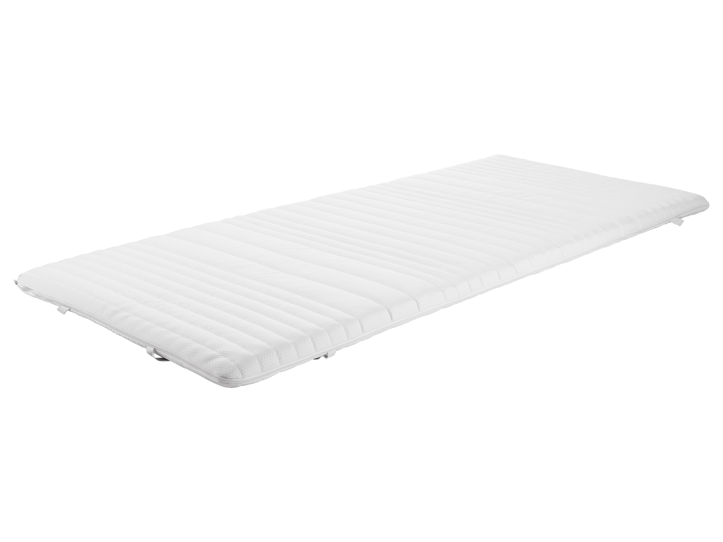 LIVARNO home Nakładka topper na materac, dżersej frotte, 90 x 200 cm, 5 cm wysokości, zdejmowany pokrowiec, Oeko-Tex