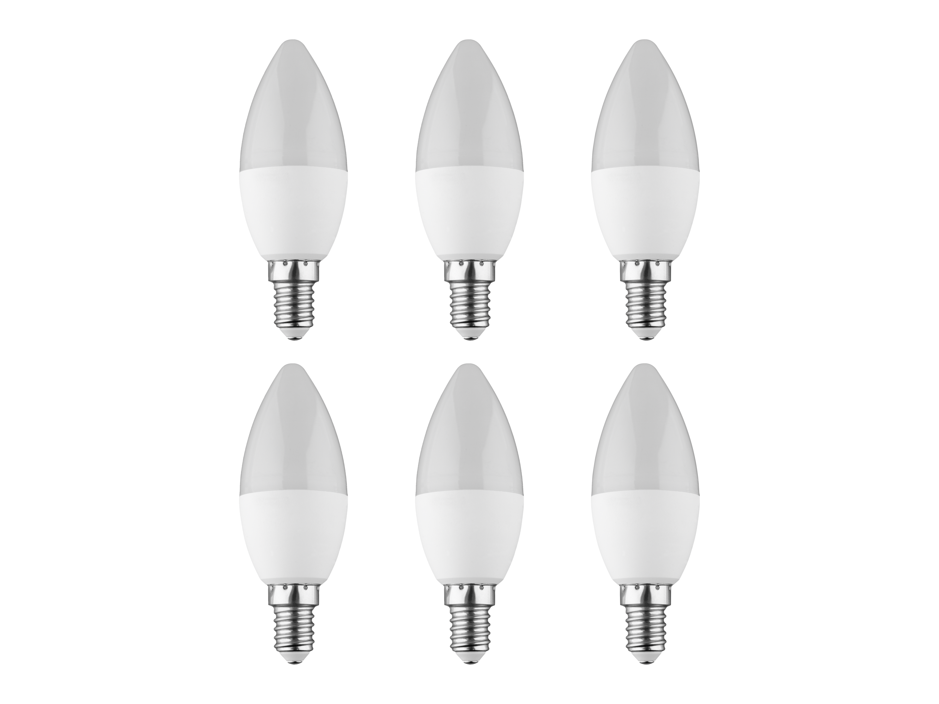 Livarno home Żarówki Led, 6 sztuk Świeca E14, 3 W