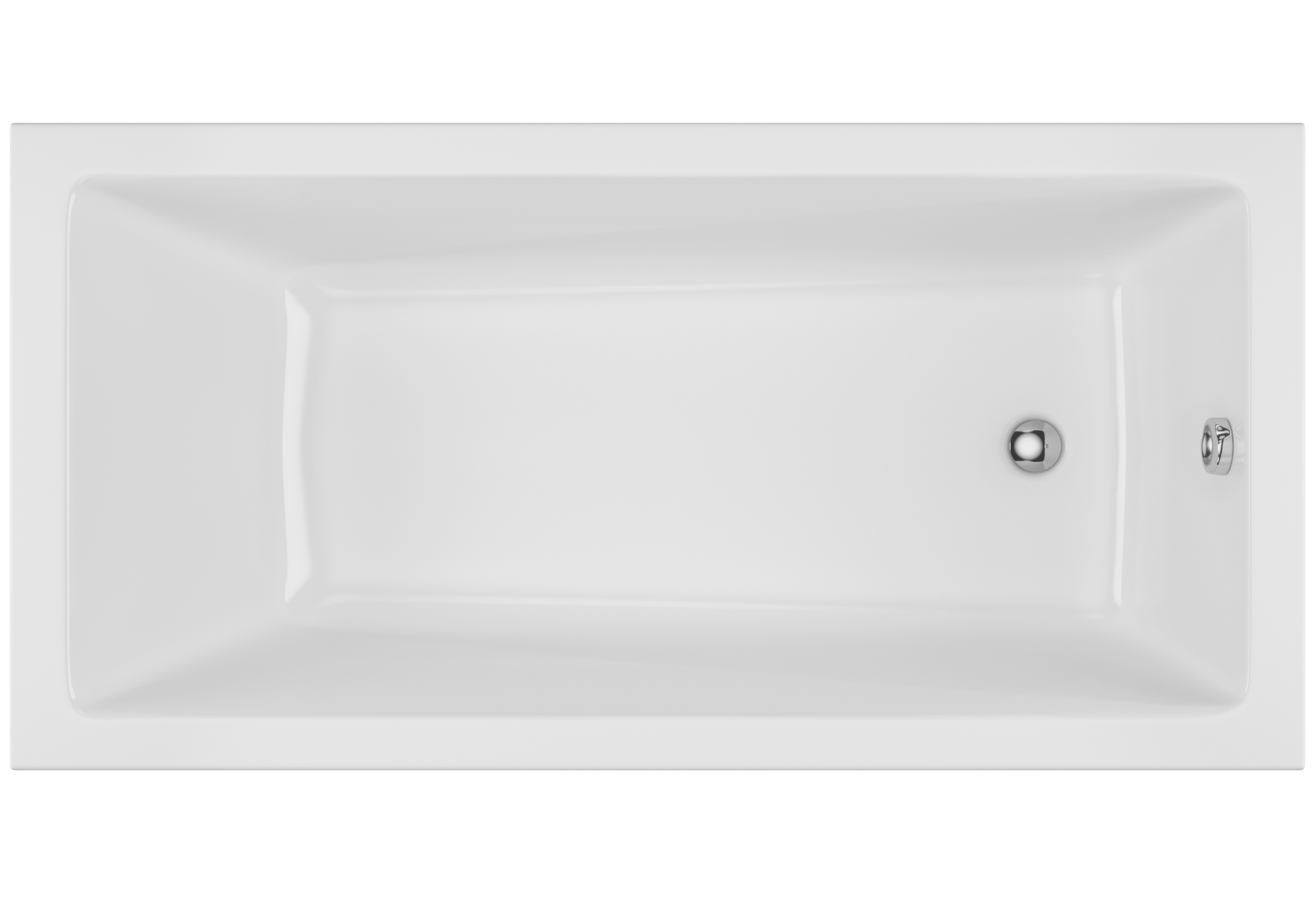 Darmowa Dostawa - Wanna prostokątna Slim 169.5x75 cm Excellent Wave WAEXWAV17075WHS