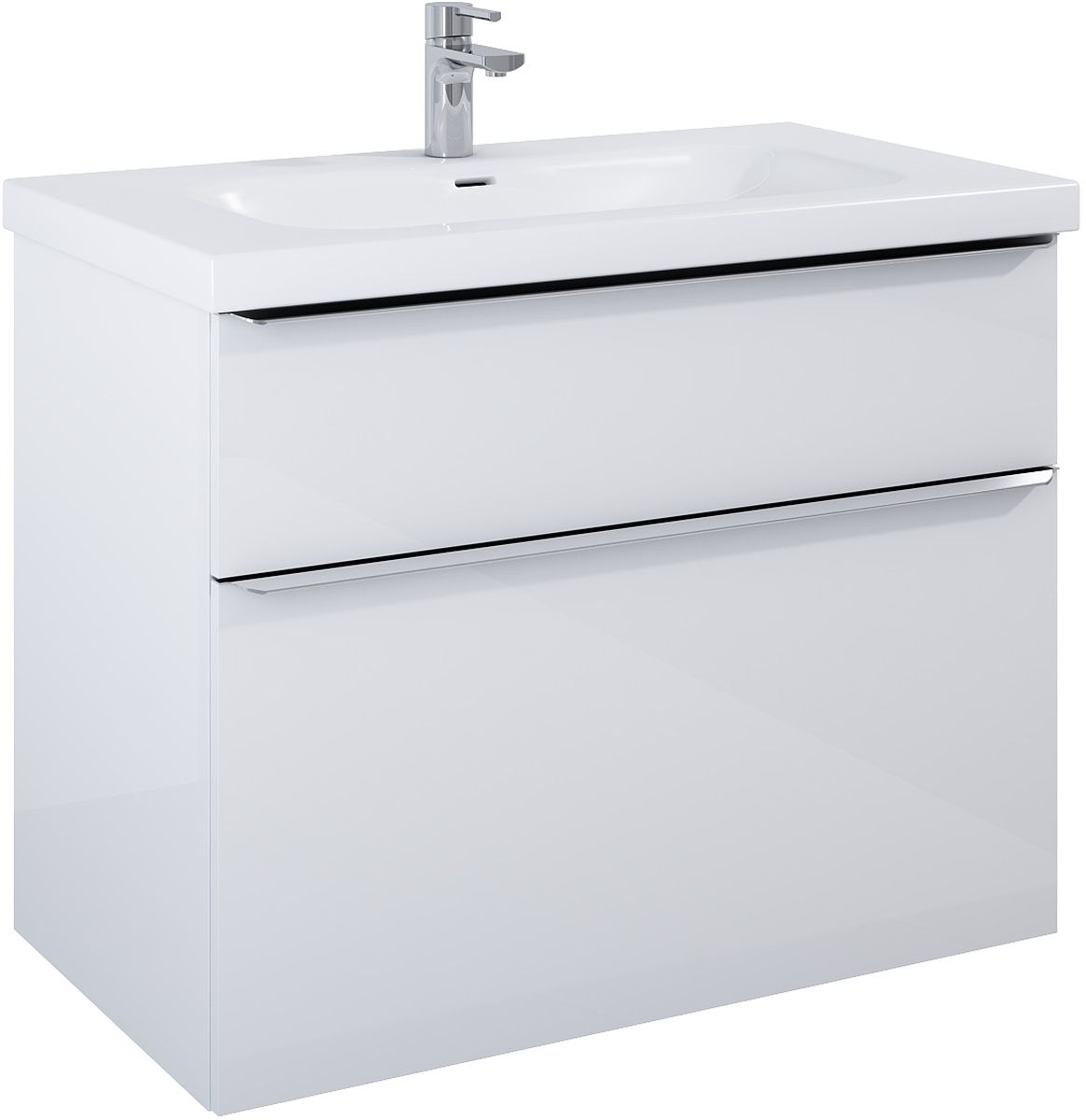 Darmowa Dostawa - Szafka 91x48.7x69.5 cm podumywalkowa wisząca biała Elita Lofty RE010900028060