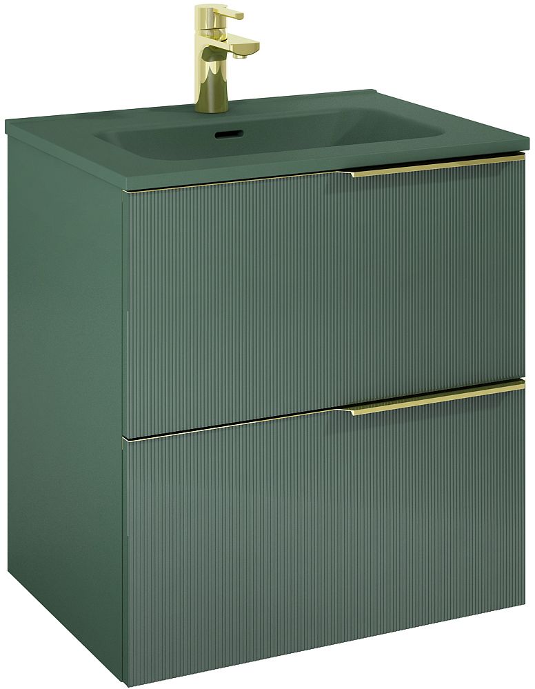 Darmowa Dostawa - Szafka 60x45.3x63.5 cm podumywalkowa wisząca zielona Elita Soho RE010604047010