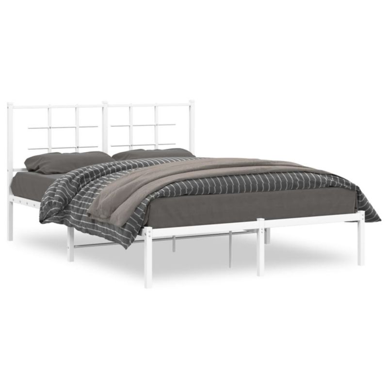 Łóżko metalowe WaszeMeble 140x190 cm biała WM-355610 1 szt.