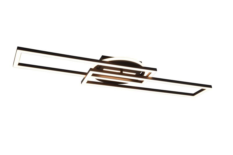 Lampa sufitowa wisząca RL Twister 0581 czarno-biała 90.5 cm szerokości wbudowany LED 30W 1 szt.