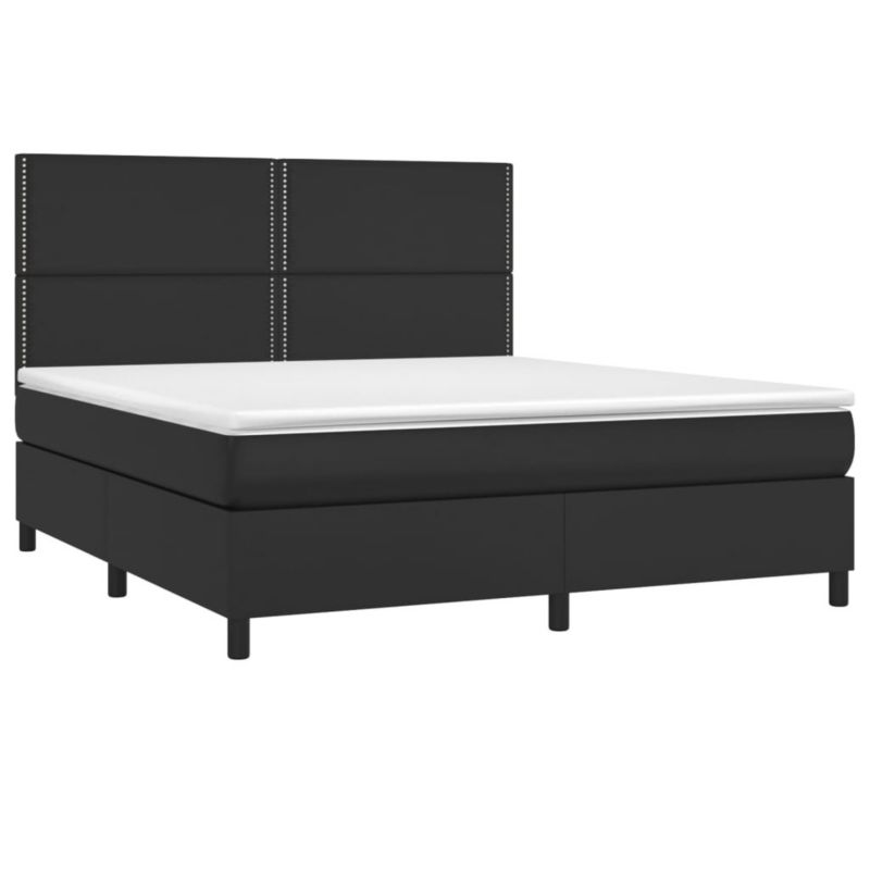 Łóżko kontynentalne WaszeMeble 160x200 cm czarna WM-3135891 1 szt.