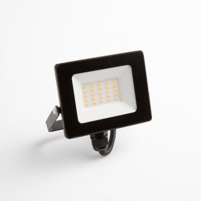 Naświetlacz LED Ecolight czarny LED 30W 4000K 2700lm IP65 wym: 12,5 x 14,4 x 2,6 cm aluminium - 1 szt.